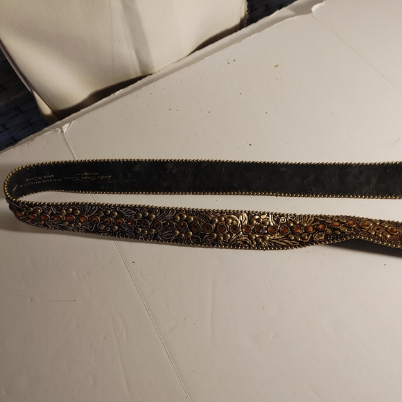 Ladies Gold Belt with Accents Lake Shore Drive size Large - Picture 6 of 6